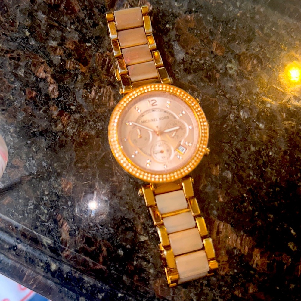 Michael Kora watch for sale rose gold